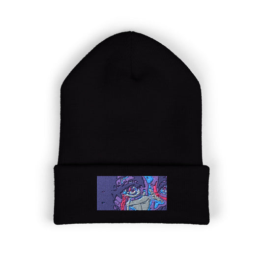 RAIKEN: ANDROID TEARS (Embroidered Beanie) // GENESIS DROP