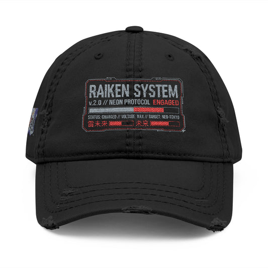 RAIKEN: NEON PROTOCOL (Embroidered Cap) // GENESIS DROP