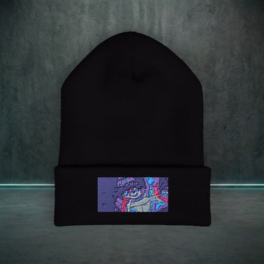 RAIKEN: ANDROID TEARS (Embroidered Beanie) // GENESIS DROP